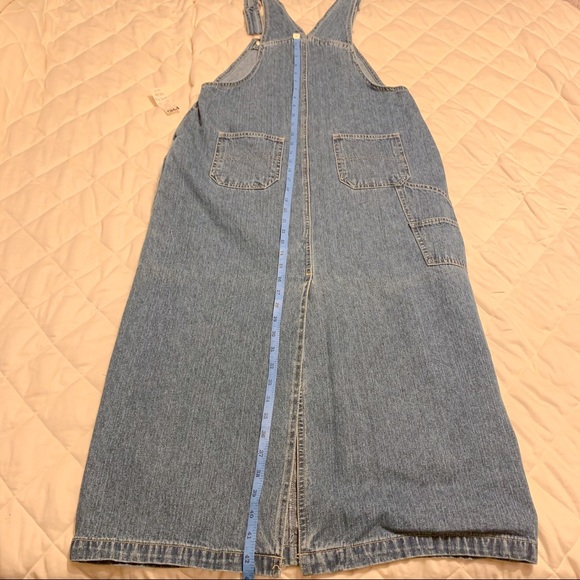 Denim overall pinafore dress Vintage NWT - Picture 8 of 11